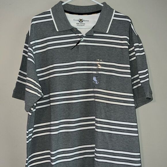 Club Room striped polo top size XXL new with tags - Picture 1 of 7